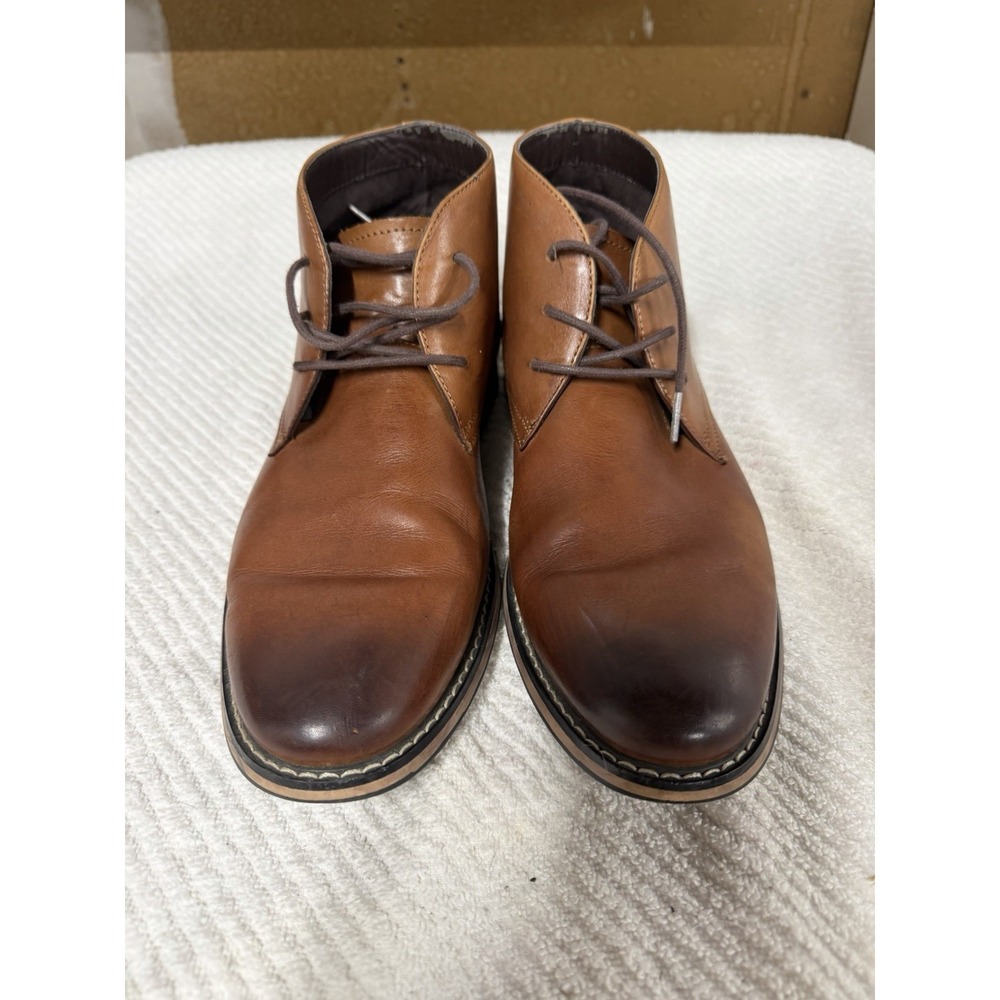 Express  Men's Leather Ankle Chukka Boots Shoes Size 9 Brown Excellent condition